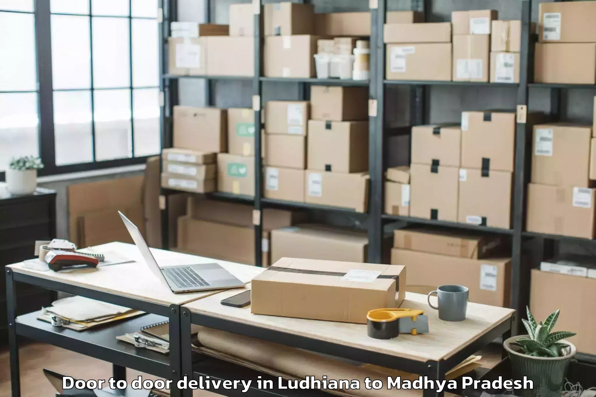 Easy Ludhiana to Sanwer Door To Door Delivery Booking